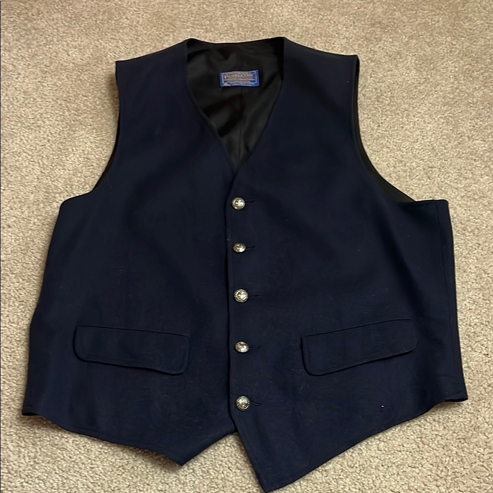 Pendleton Navy Blue Men's Vest